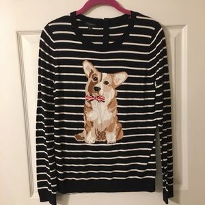 Striped Corgi Sweater
